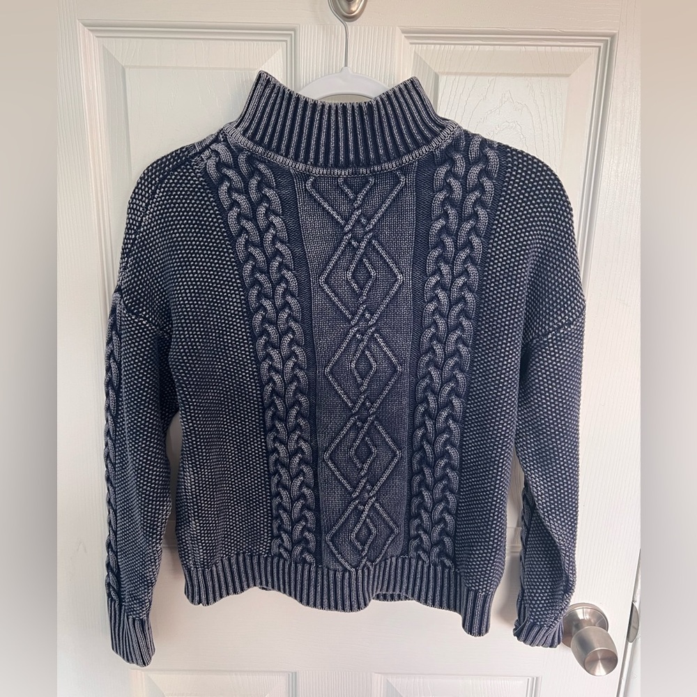 House of Harlow 1960 Navy Knit Sweater, Size S